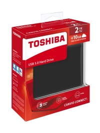 TOSHIBA 2TB 2.5 CANVIO CONNECT USB 3.0 SİYAH HDTC820EK3CA 2.5